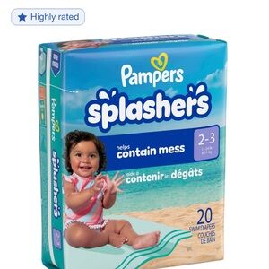 Pampers Splashers Swim Diapers 2 pack 40 swim diapers
